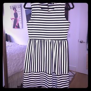 Black & White striped summer dress